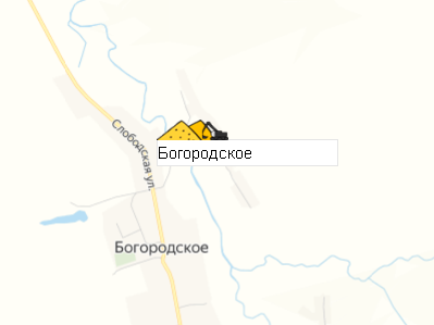 Карьер Богородское на карте