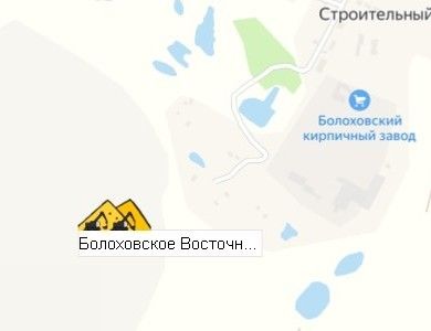 Болоховское Восточный участок на карте