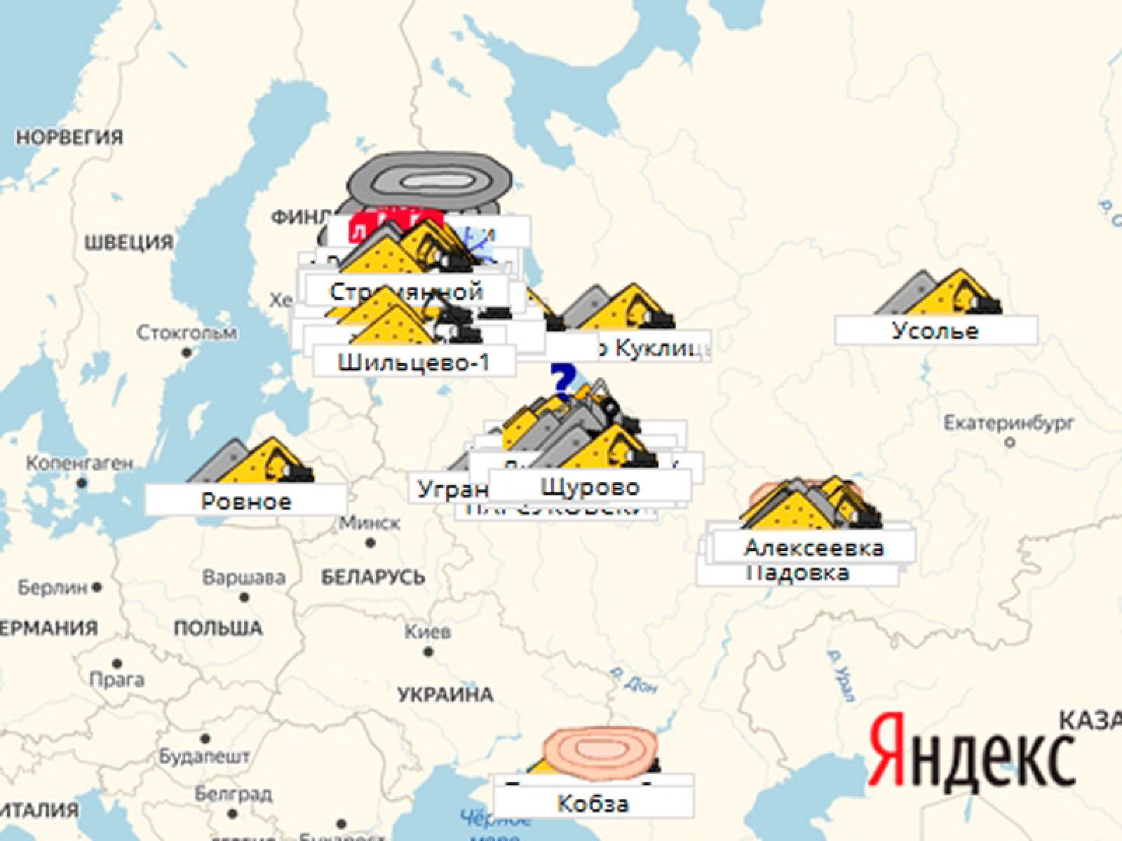 Весогабаритные рамки на карте россии 2023