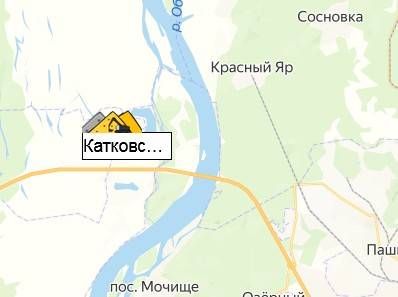 карьер Катковский на карте