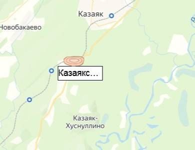 Казаякский карьер на карте