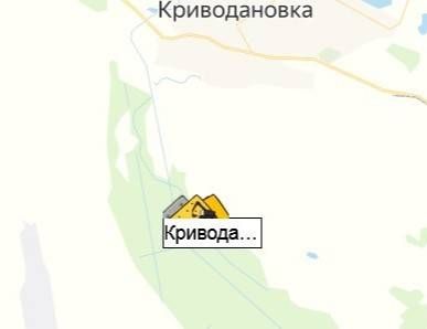 карьер Криводановский на карте