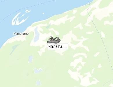 Малетинский каменный карьер на карте