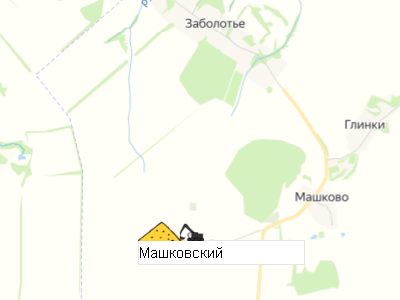 Карьер Машковский  на карте