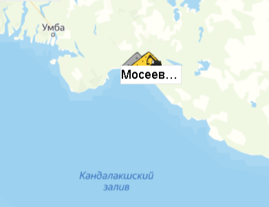 Месторождение Мосеевское-2 на карте