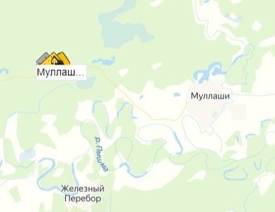 карьер Муллашовский на карте