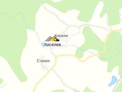 карьер Киселевское на карте