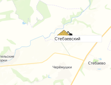 Карьер Стебаевский на карте