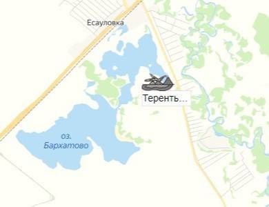 карьер Терентьево на карте