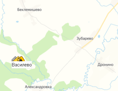 Карьер Василево на карте