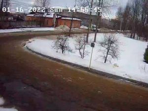 Веб-камера  в Колпино на  снегоприемном пункте