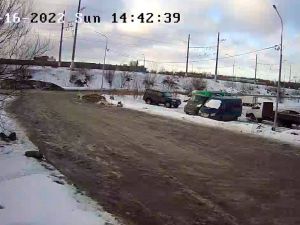 Веб-камера на Краснопутиловской на снегоприемном пункте
