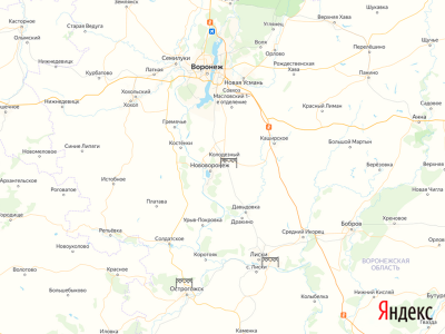 весовой контроль и рамки платон   на карте  в Воронежской области