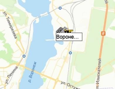 Воронеж КаменьЛаб на карте